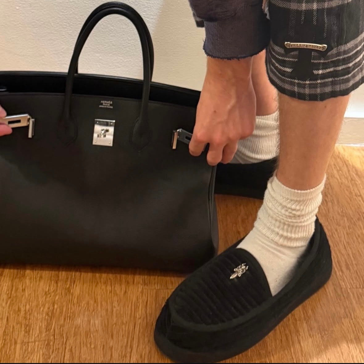 Archive chrome loafers collection