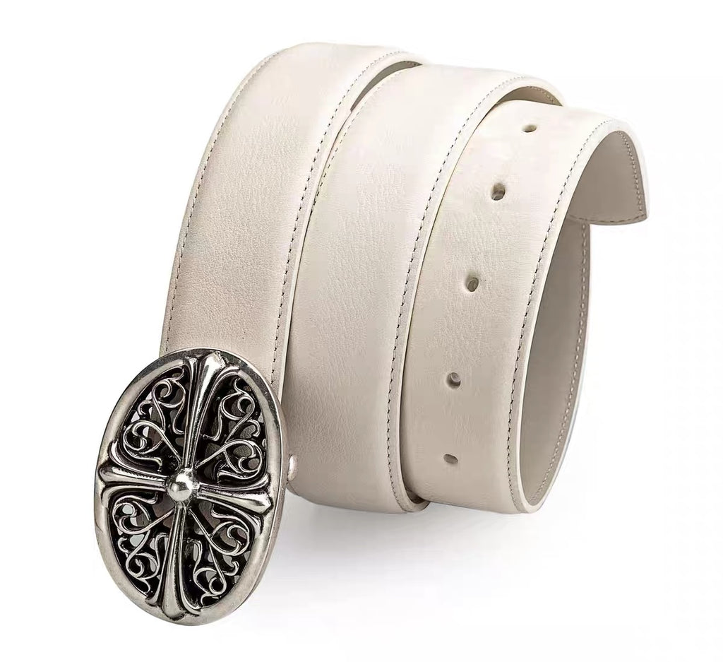 Classic Chrome hearts oval belt
