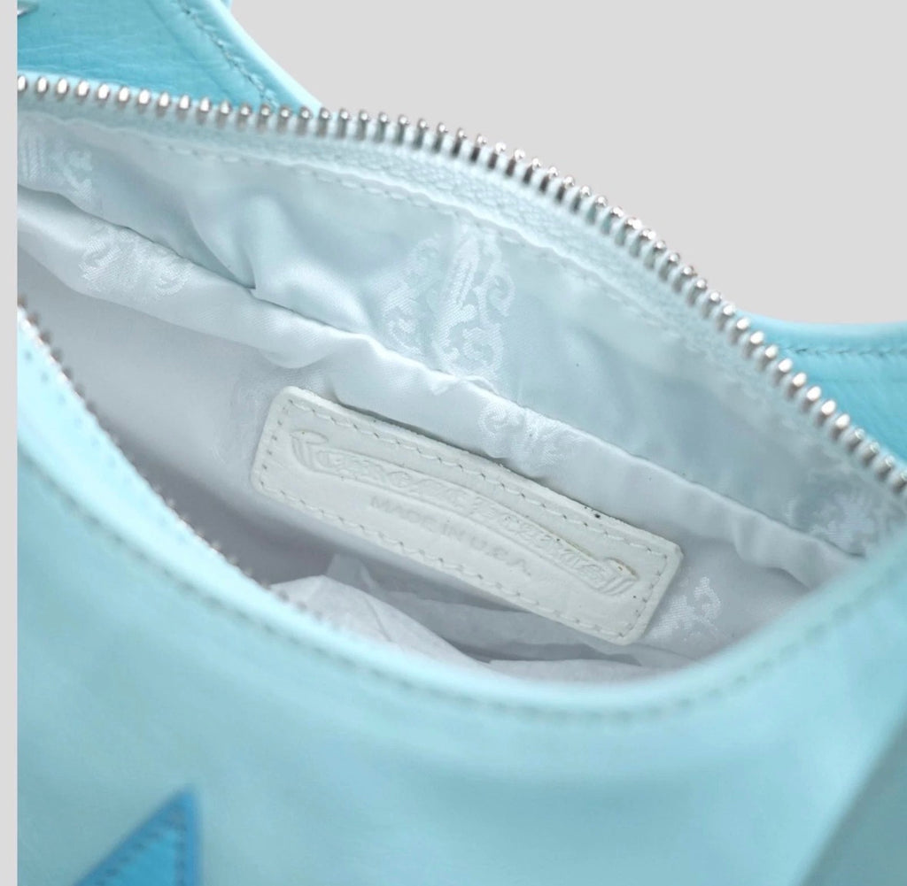 Archive blue chrome bag