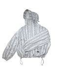 Monochrome Patterned Windbreaker