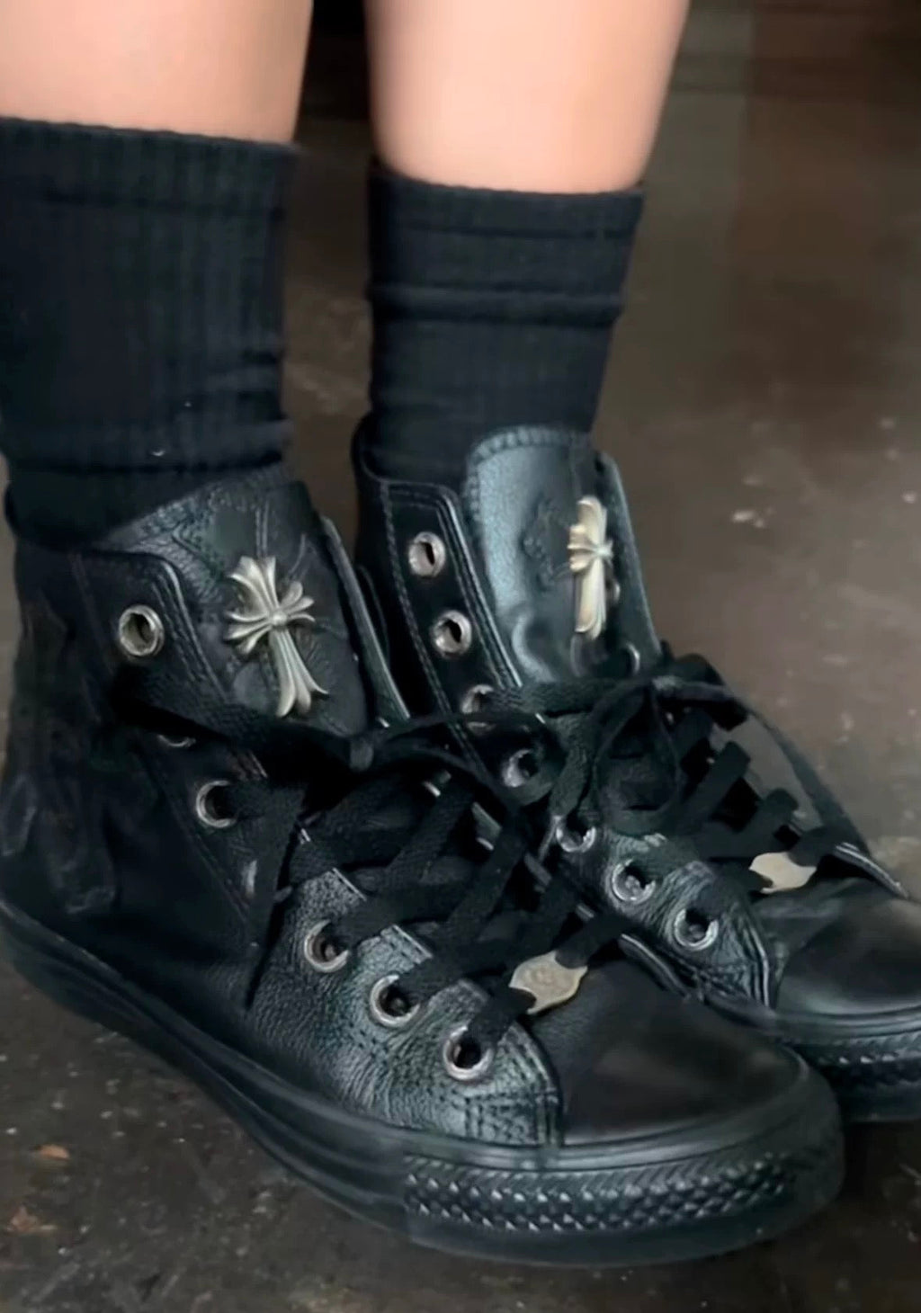 Archive noir Chrome Cross High-Top - Private property 
