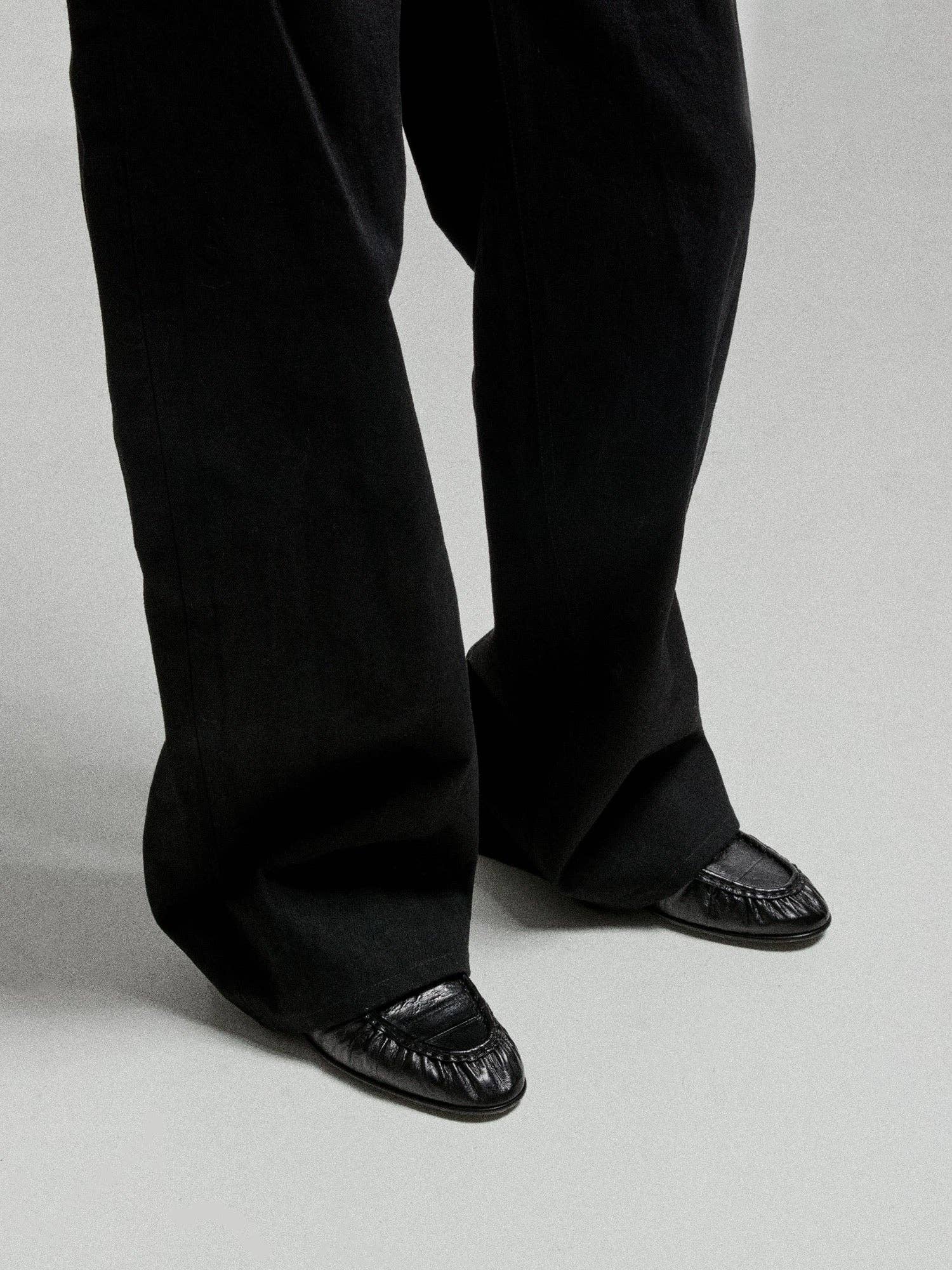 Textured Penny Loafers