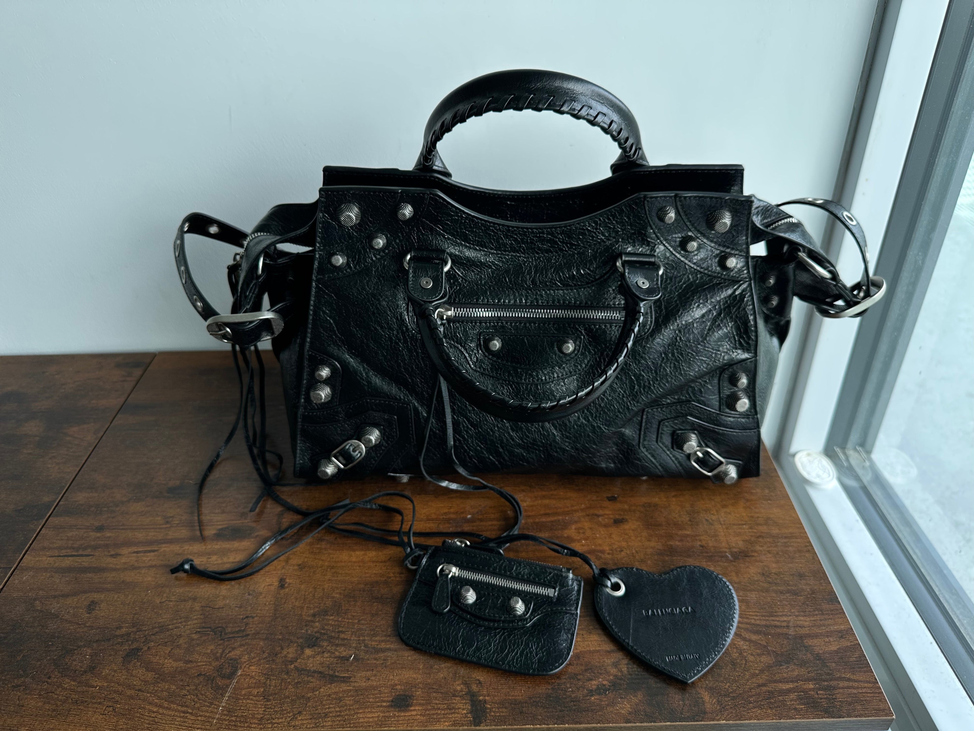 Archive leather stud bag - Private property 