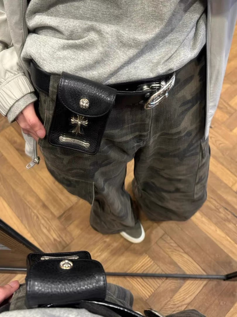 Chrome hearts cross wallet bag