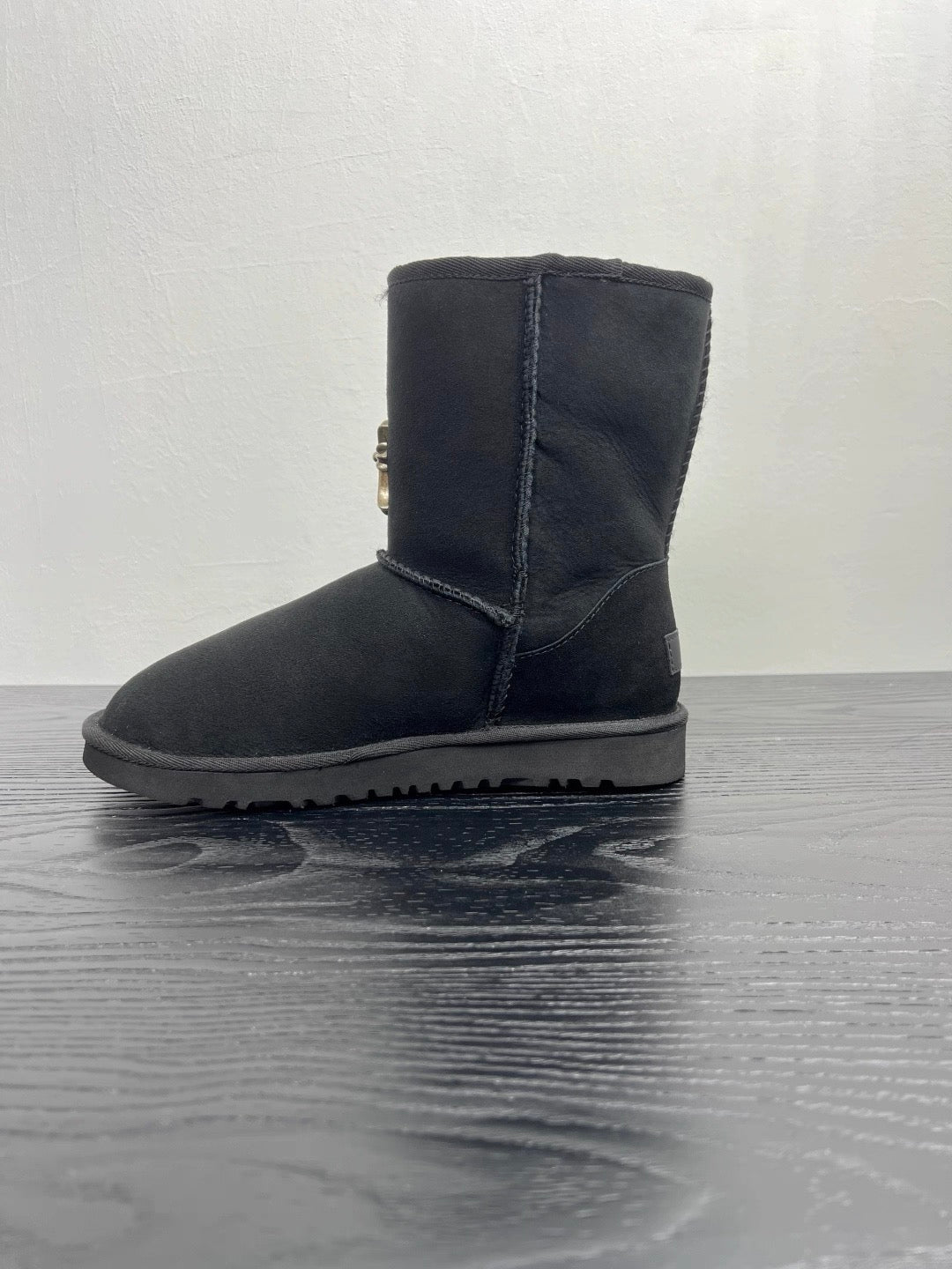 Black Chrome cross uggs