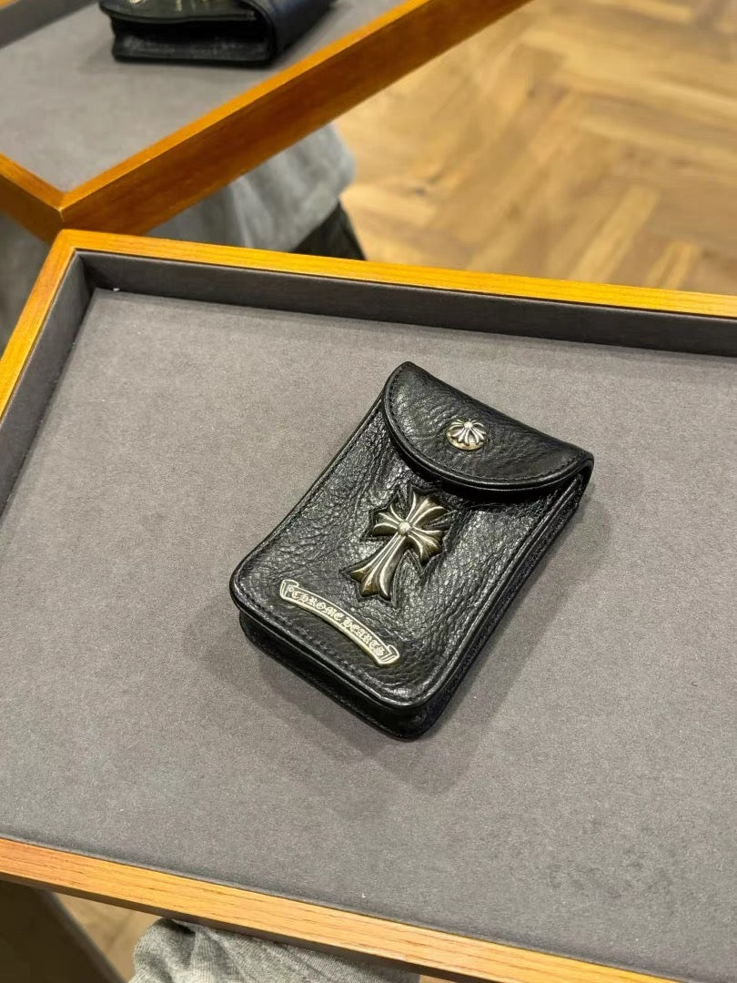 Chrome hearts cross wallet bag