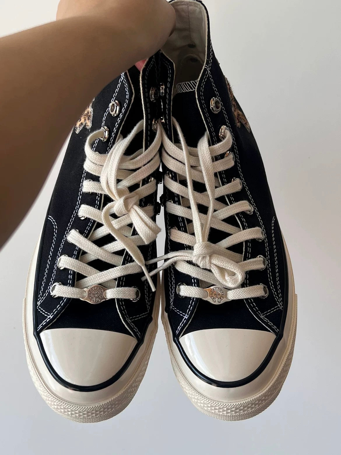 Neon Relic Chrome Cross Canvas Sneakers - Private property 