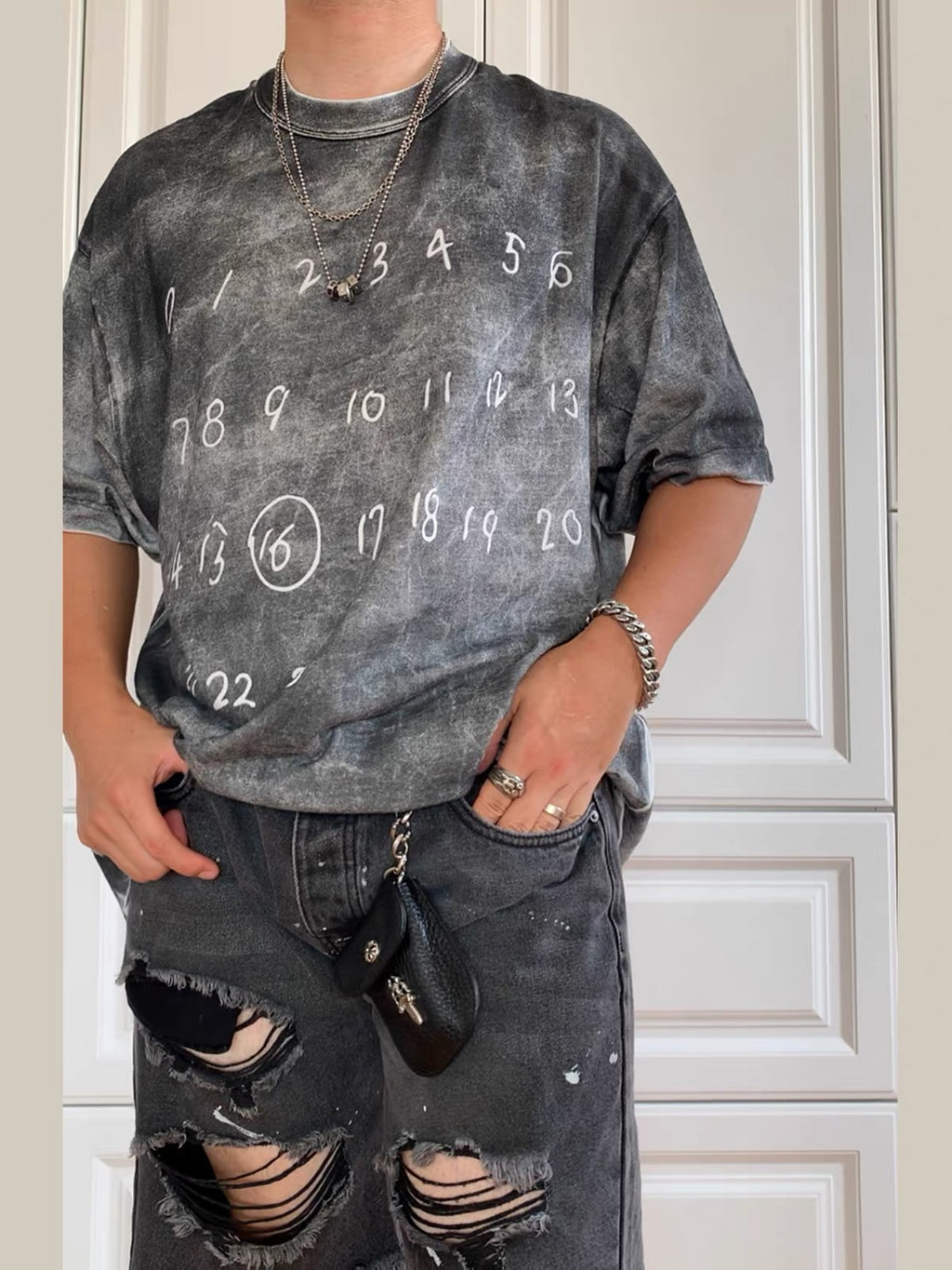 Chrome hearts wallet bag