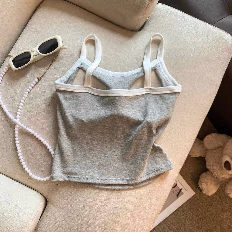 Archive Chrome crop tank top