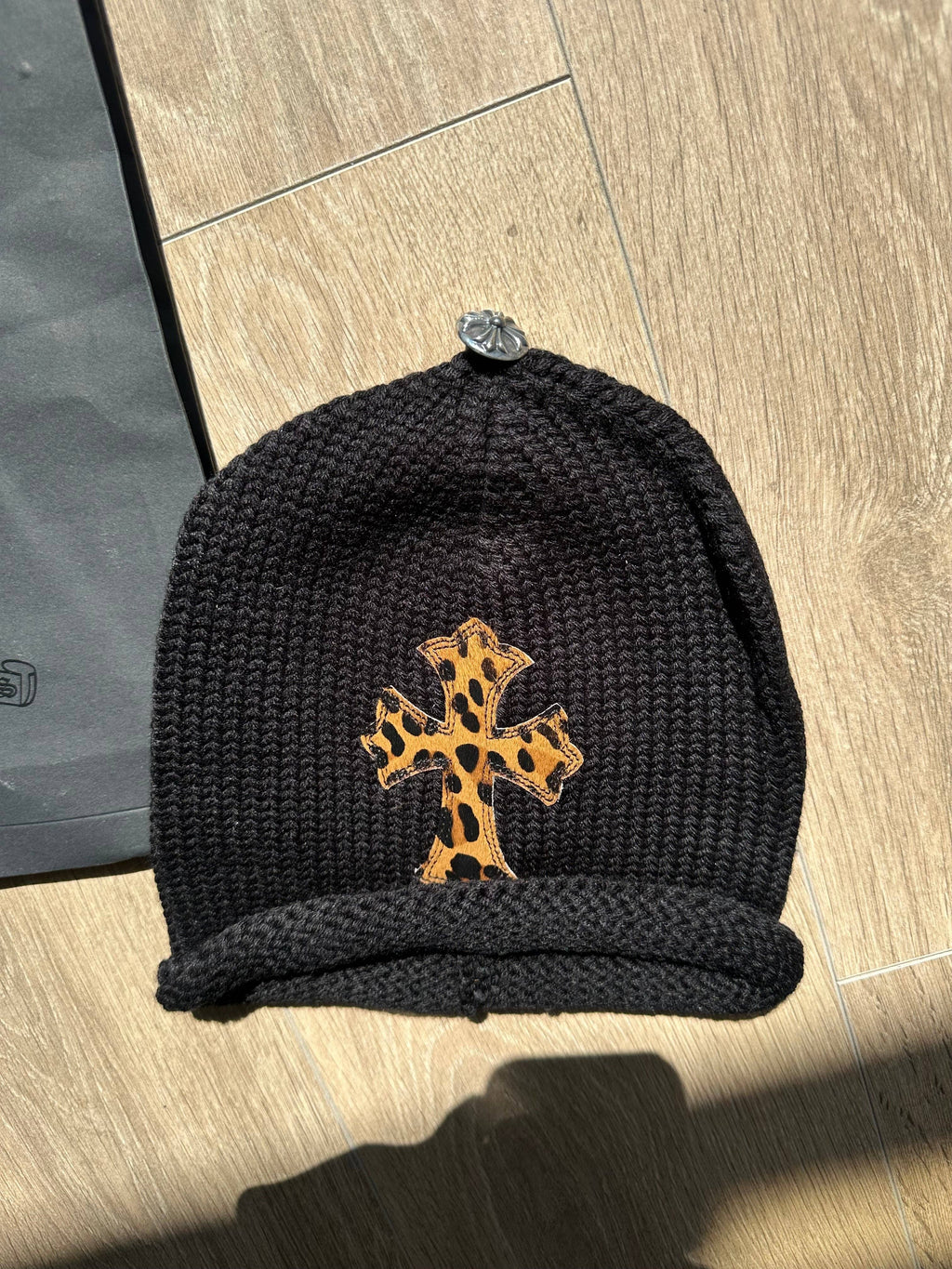 Archive Chrome leopard beanie