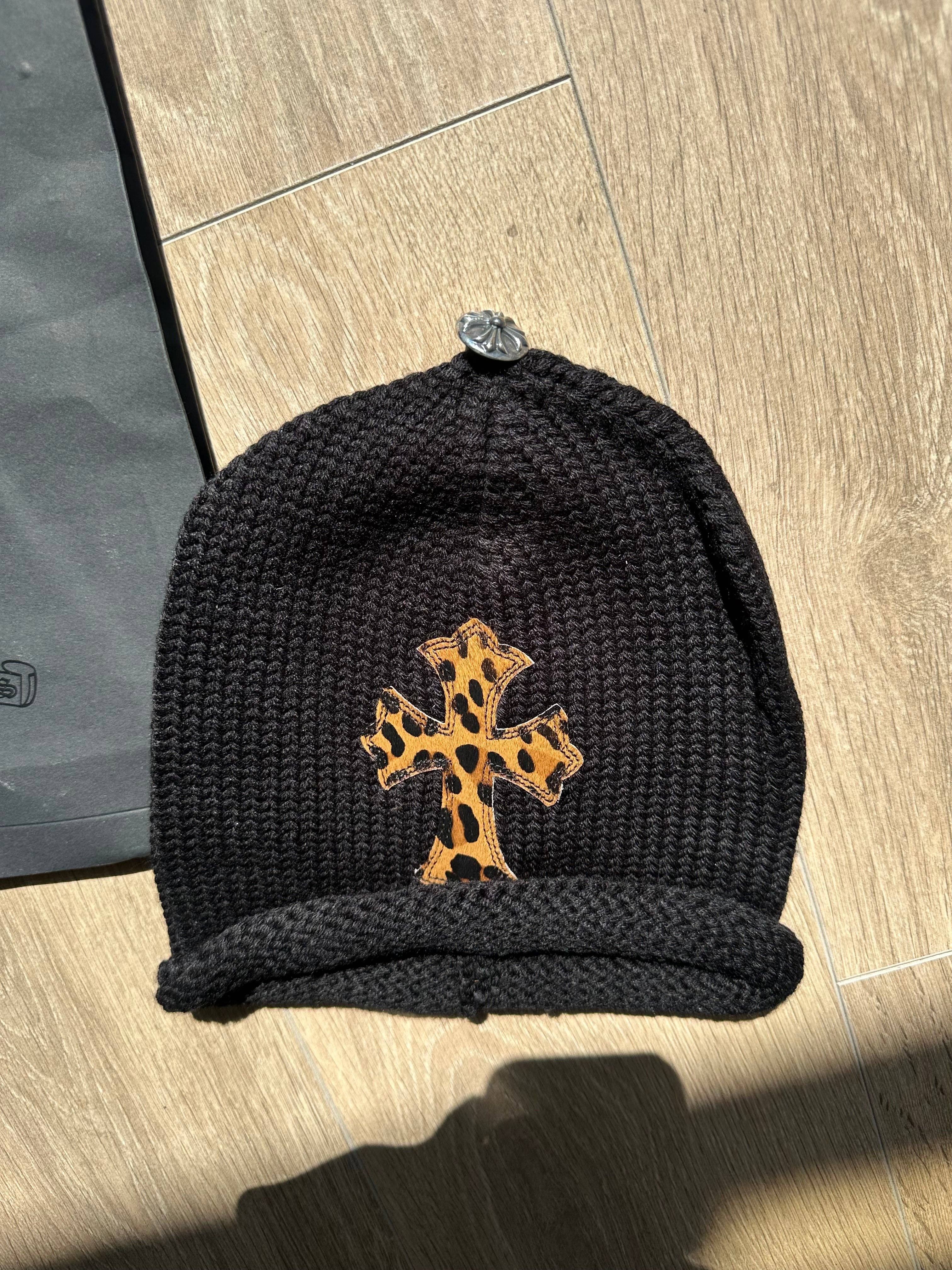 Chrome hearts leopard beanie