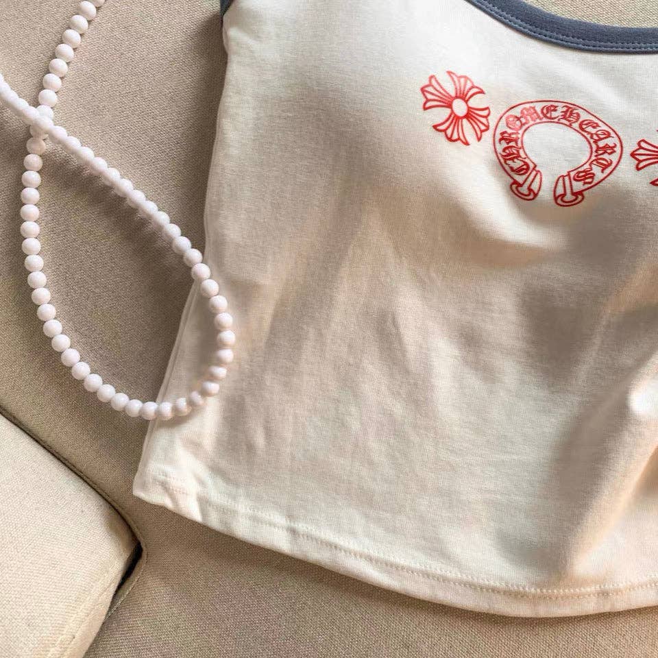 Archive Chrome crop tank top