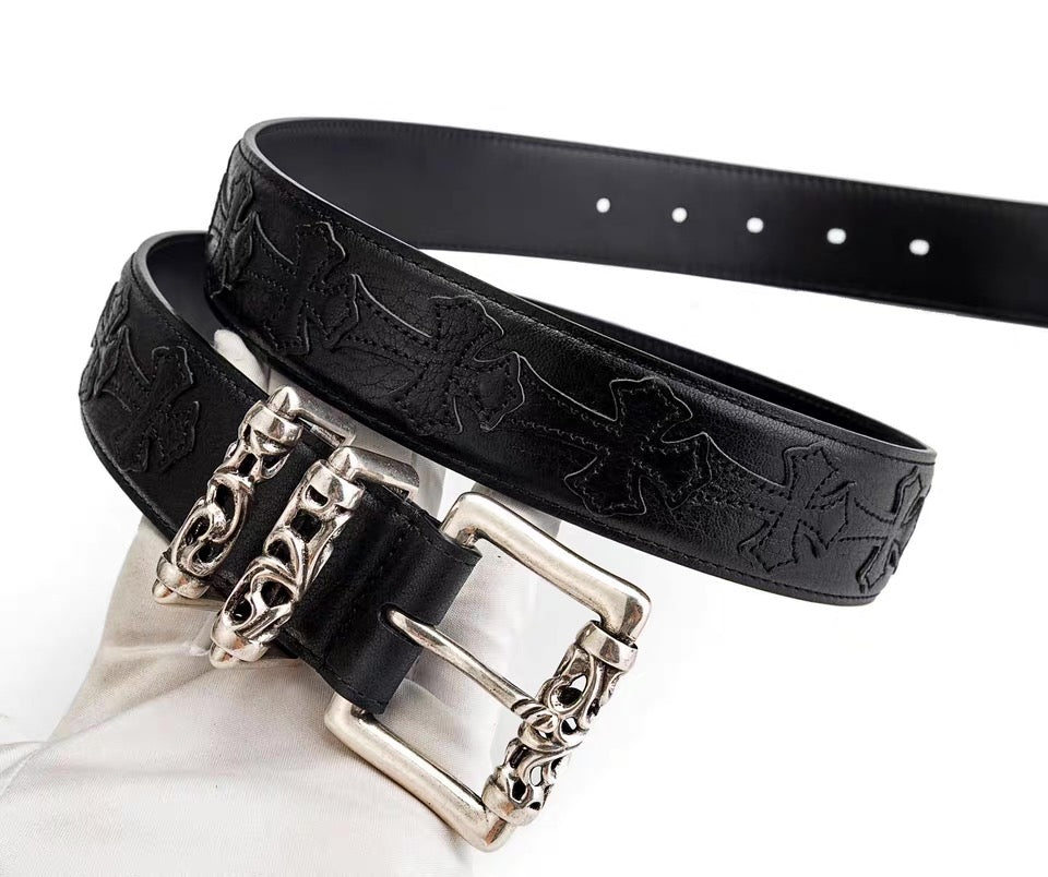 Chrome hearts double roller belt