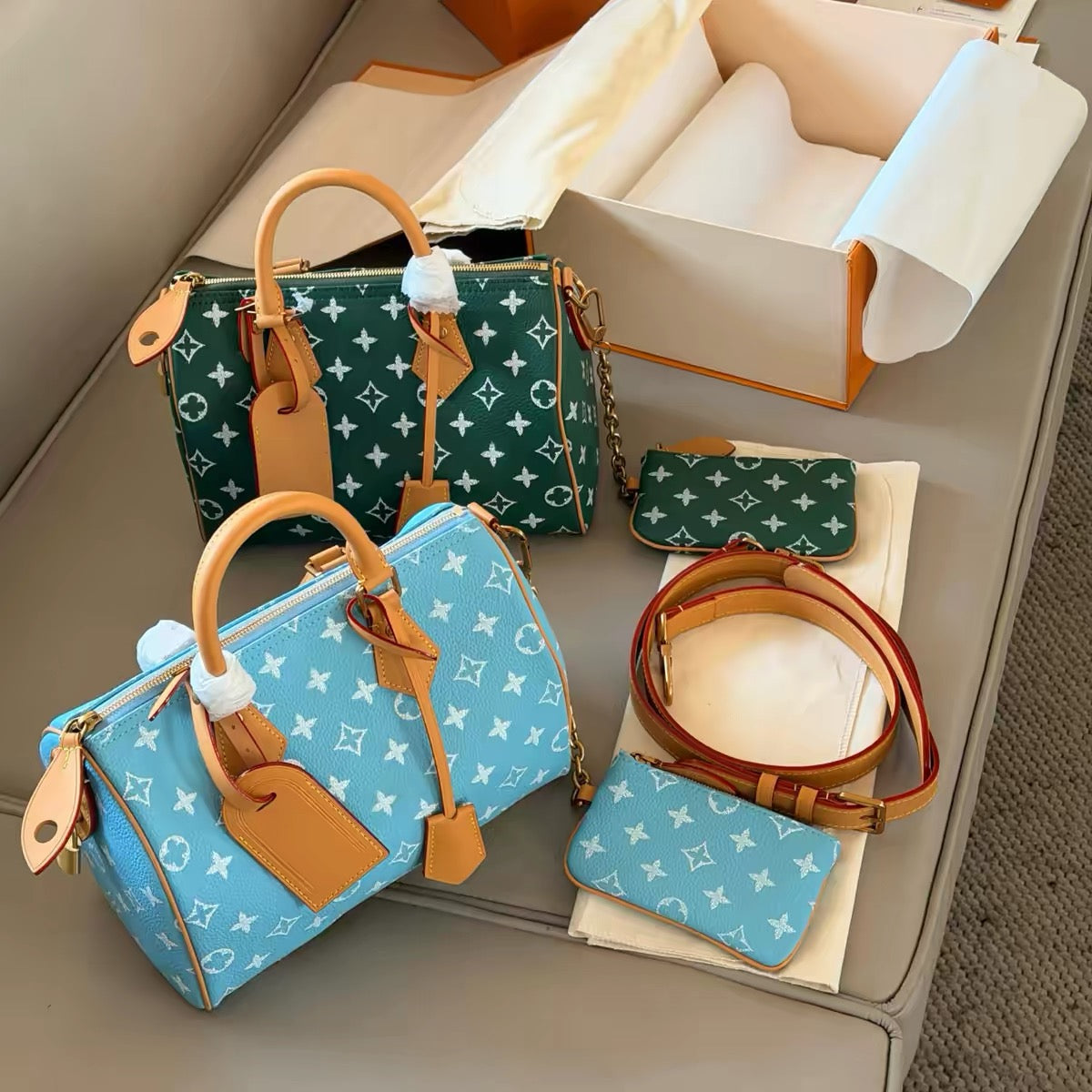 Archive monogram bag