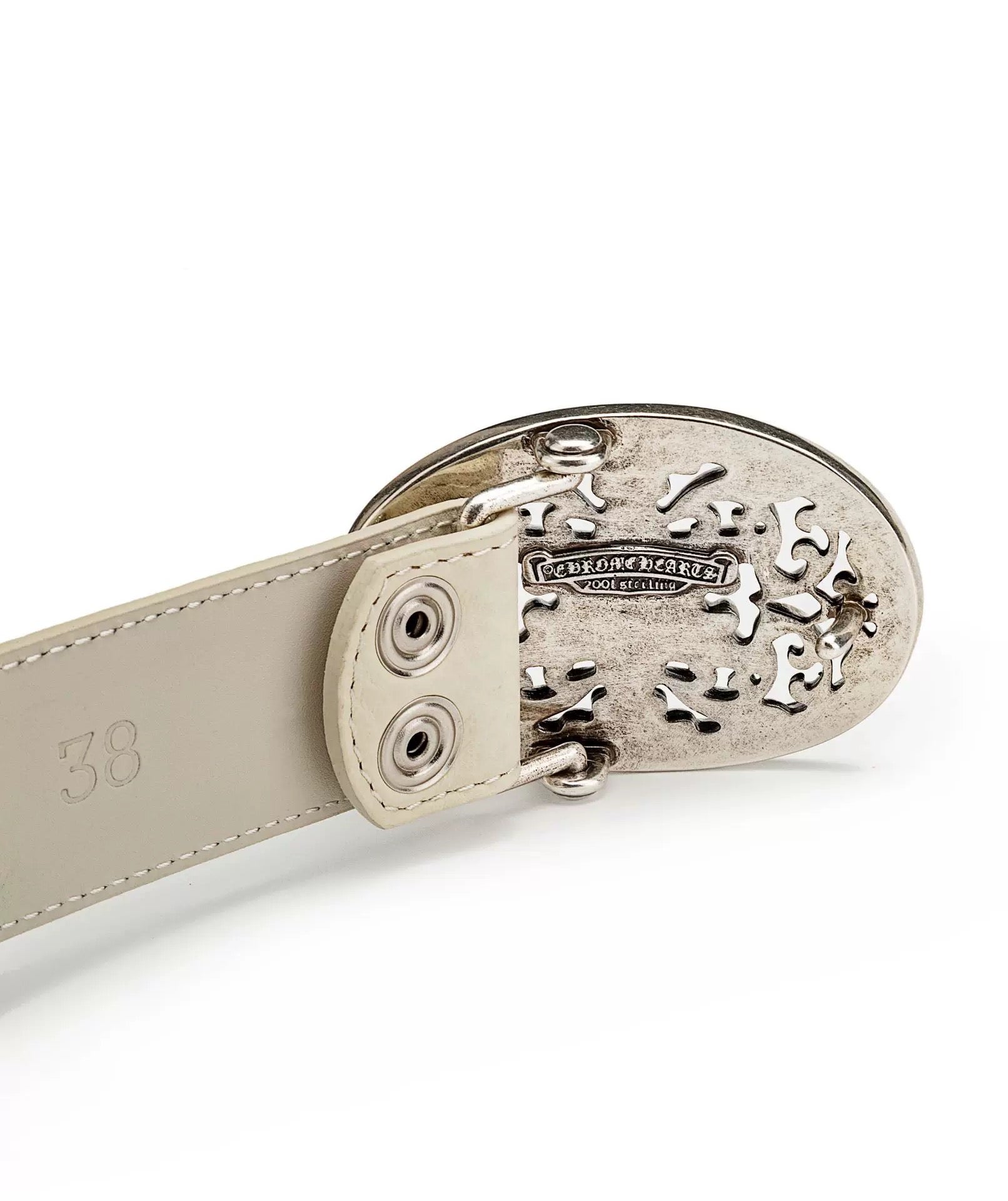 Chrome hearts oval star belt