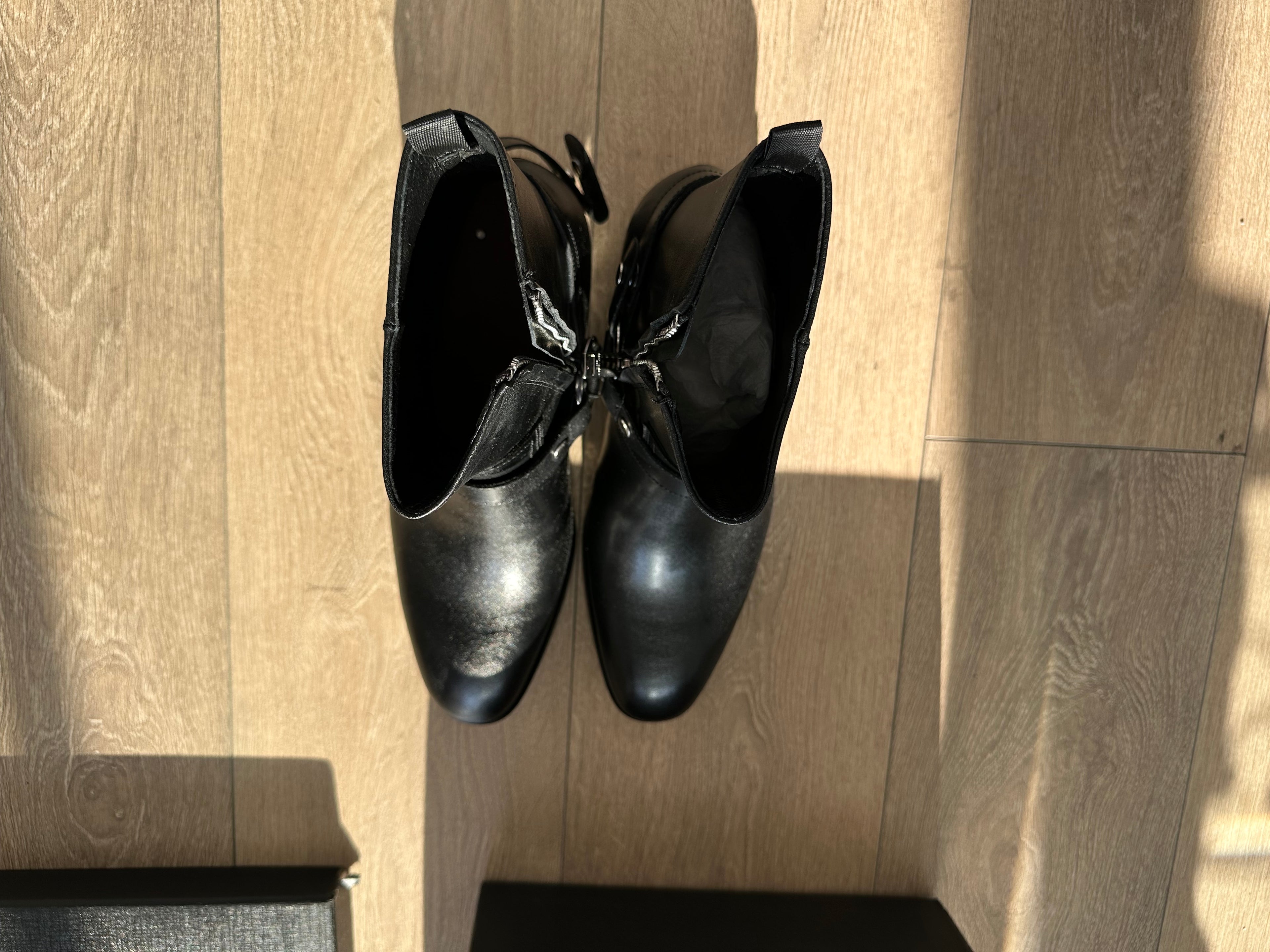 Saint Laurent Wyatt Harness Boots