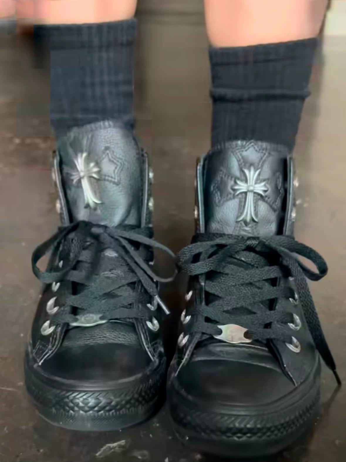 Archive noir Chrome Cross High-Top - Private property 