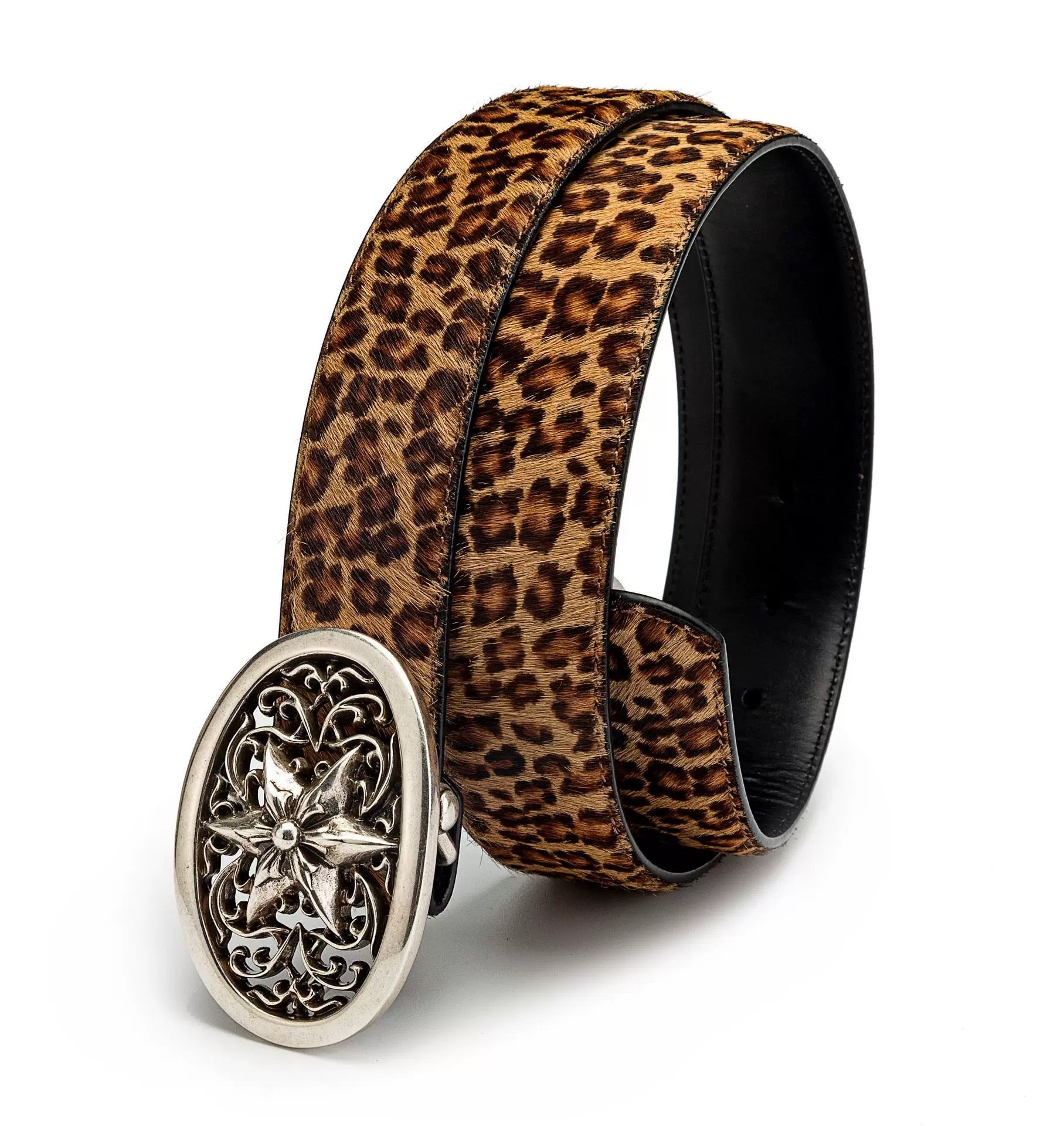 Chrome hearts oval star belt