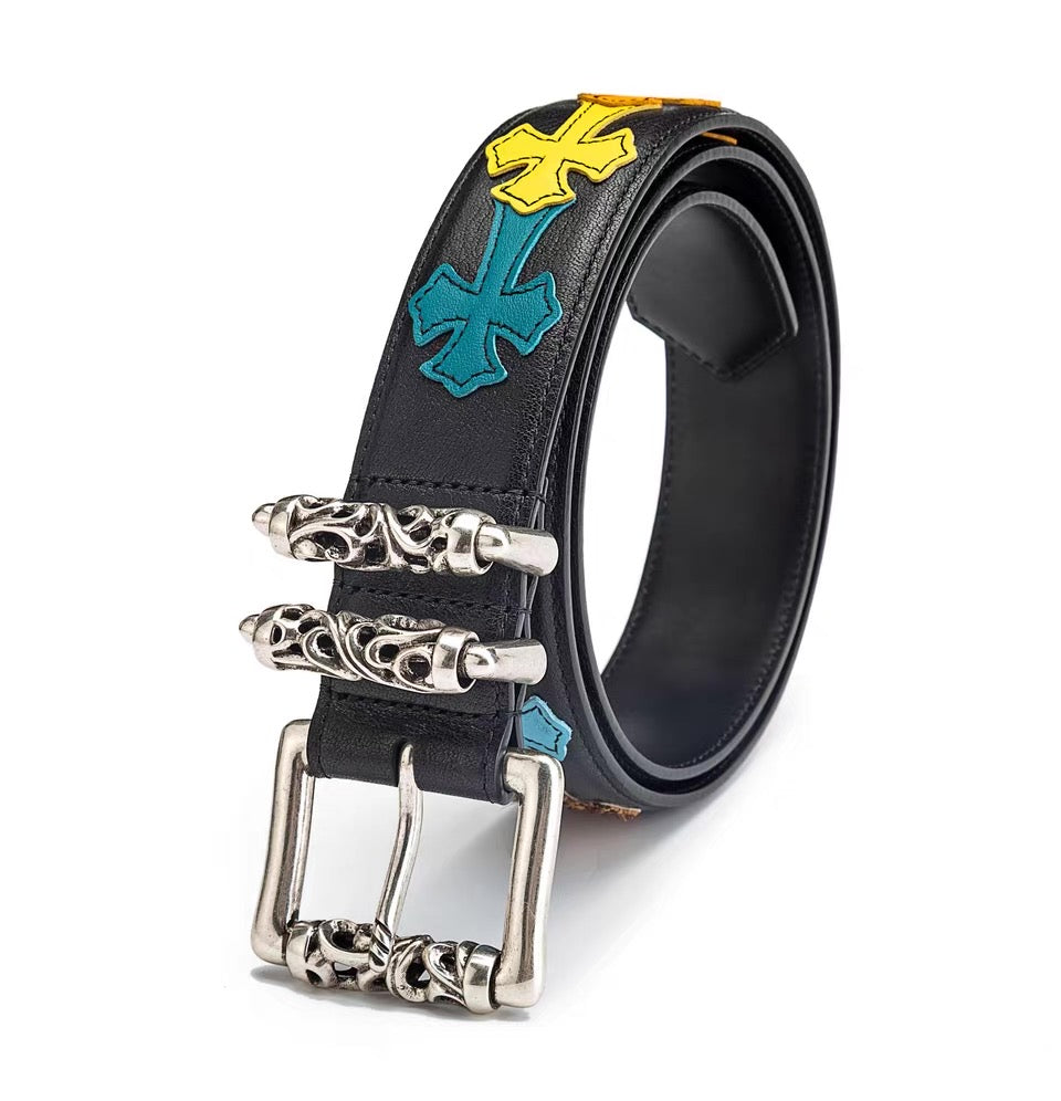 Chrome hearts double roller belt