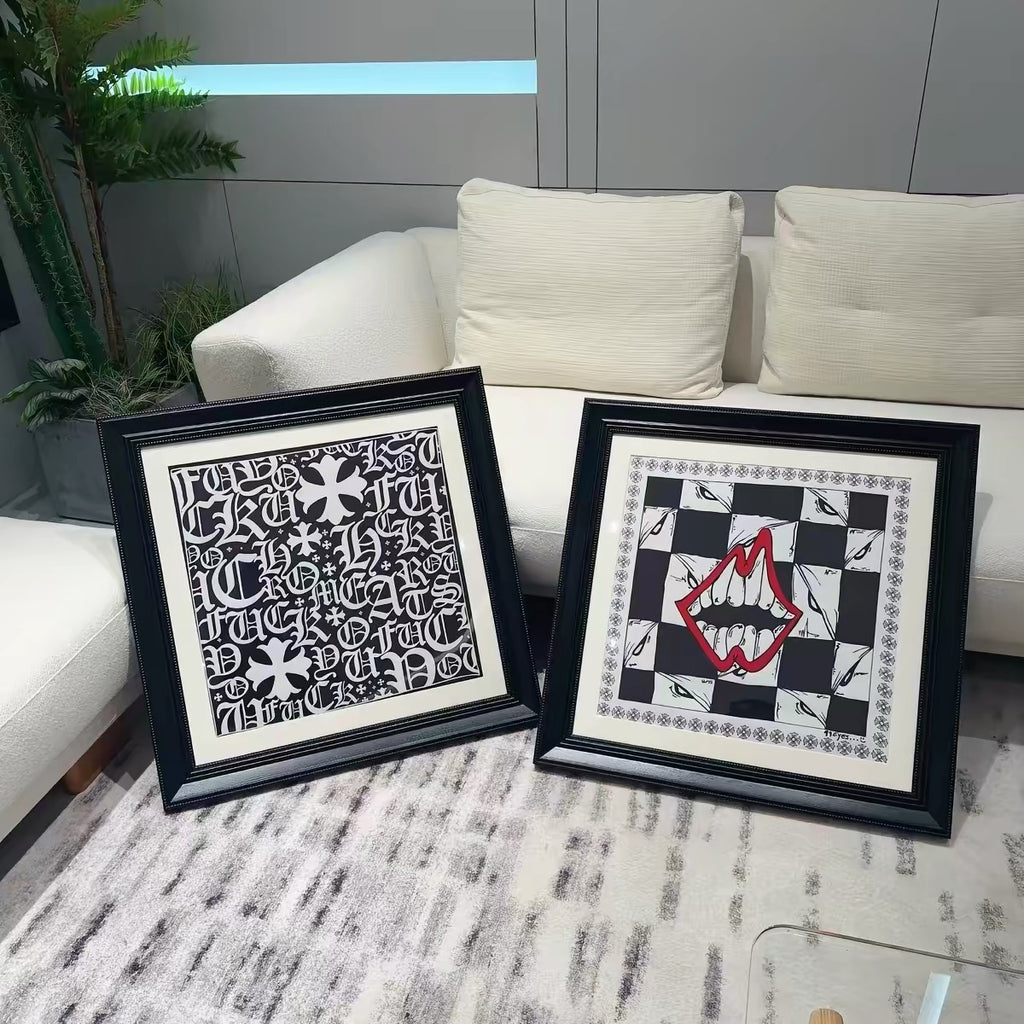 Chrome hearts wall art