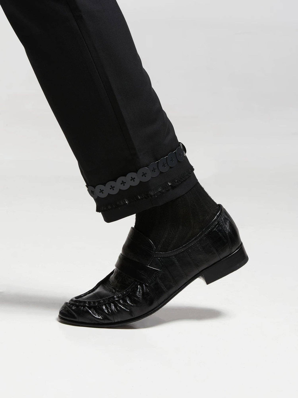Textured Penny Loafers