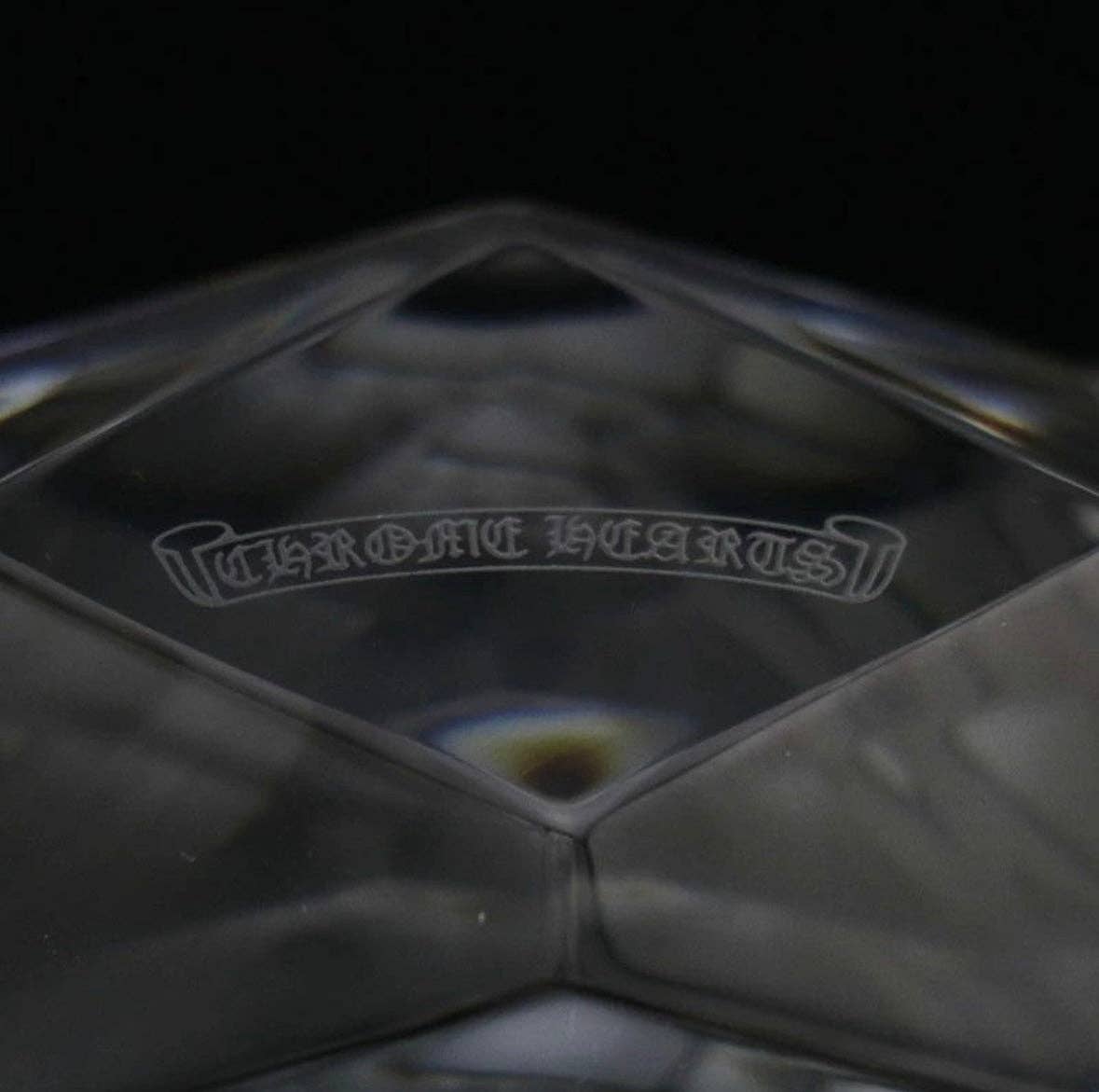 Archive Chrome baccarat glass ash tray