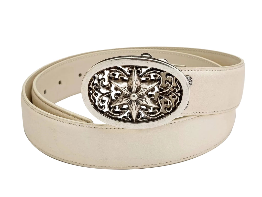 Chrome hearts oval star belt