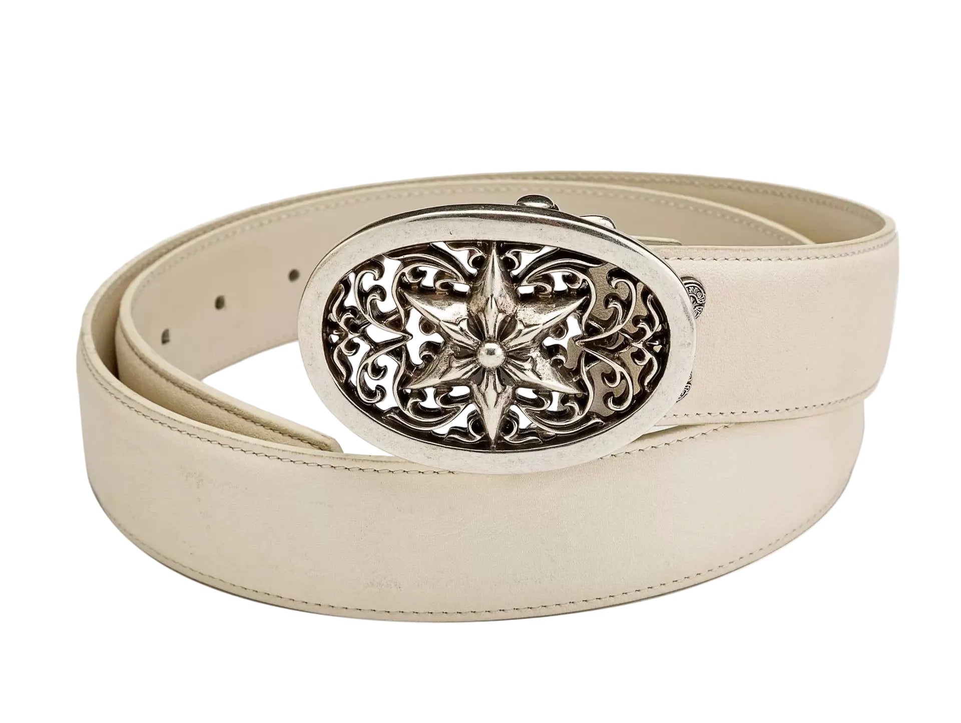 Chrome hearts oval star belt