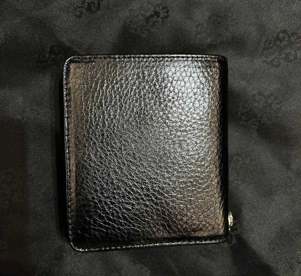 Chrome hearts rolling stone lip wallet bag