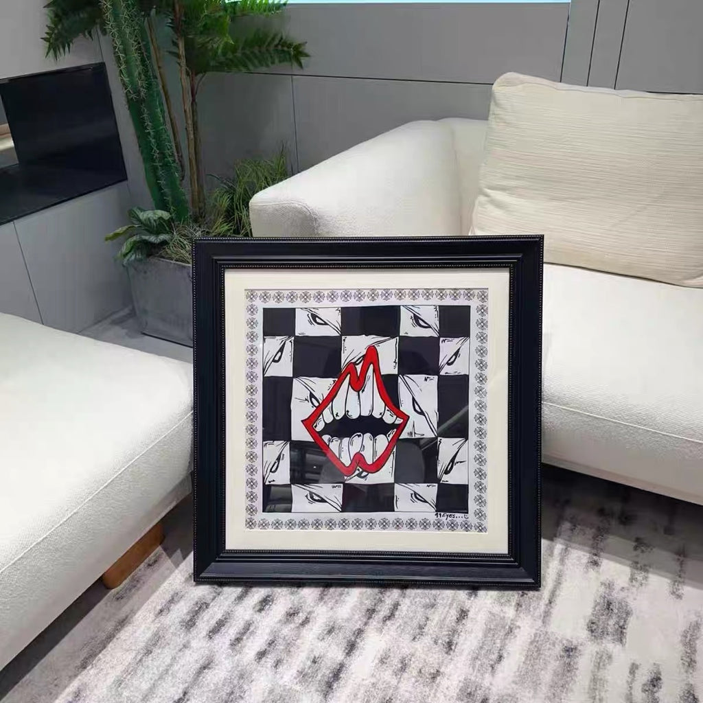 Chrome hearts wall art