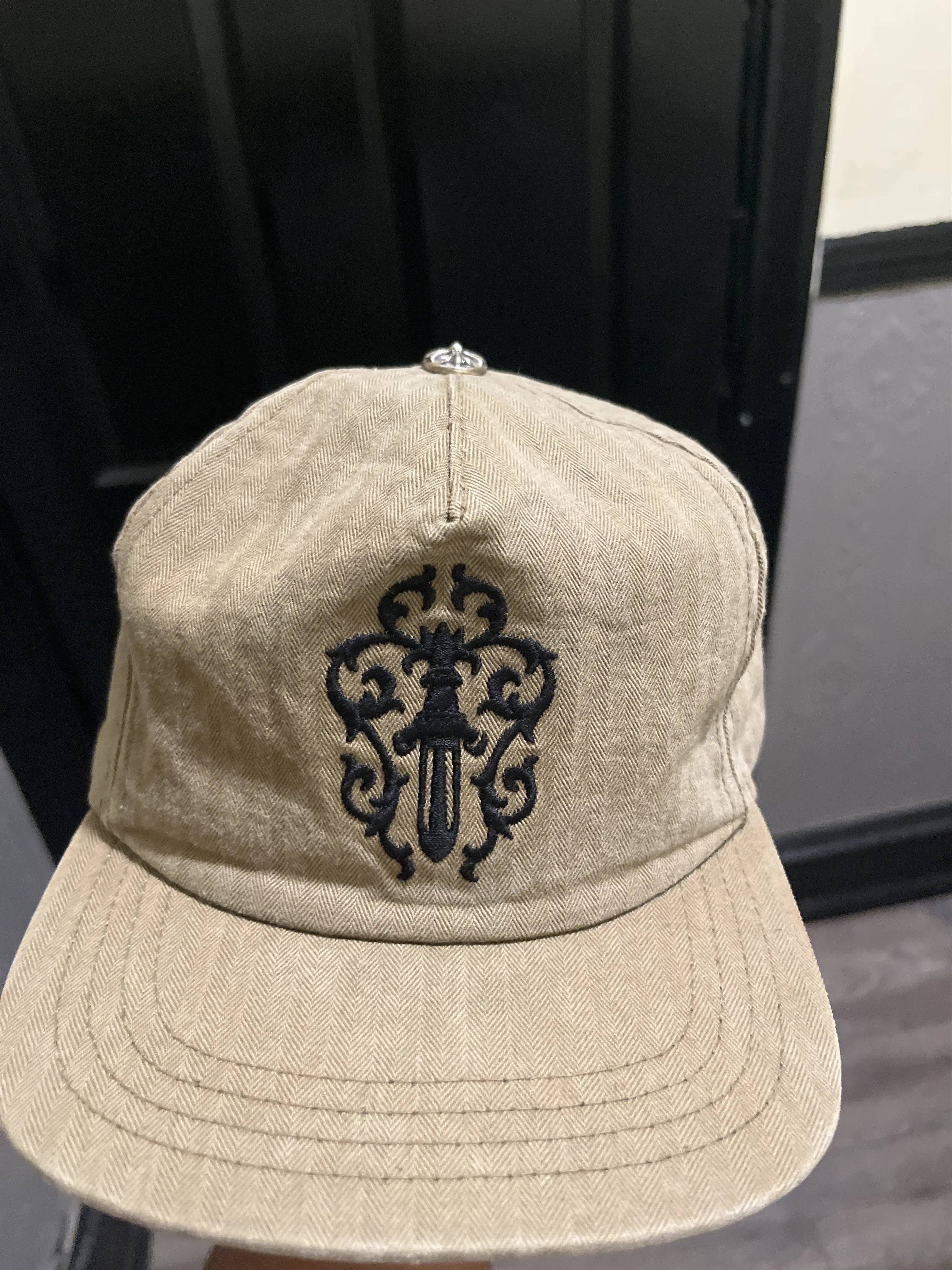 Beige Chrome hearts  hats