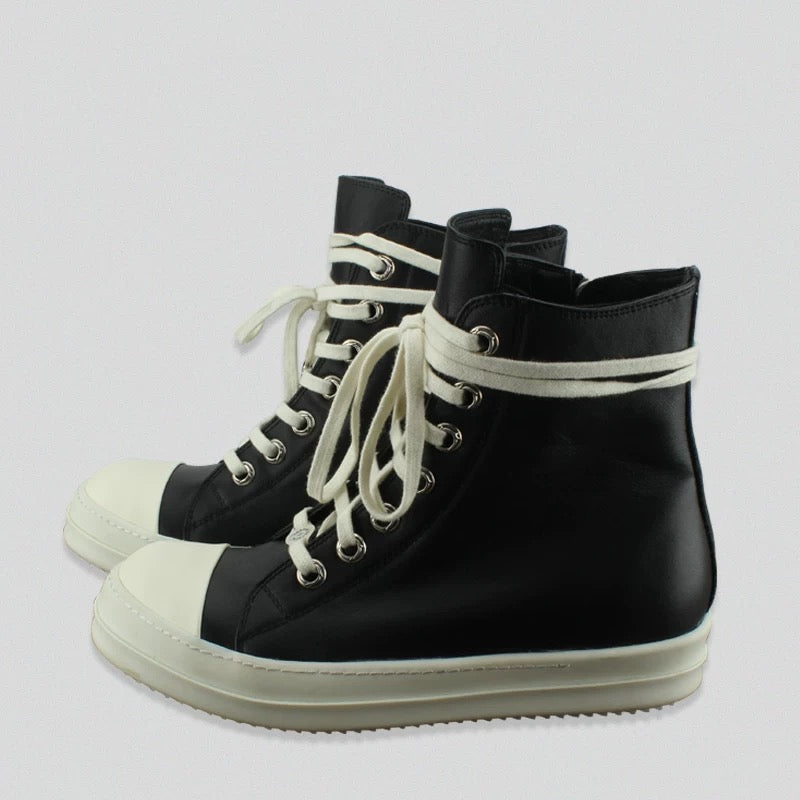 Black Leather chrome Rick ramones