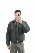 carhart workwear teal jacket
