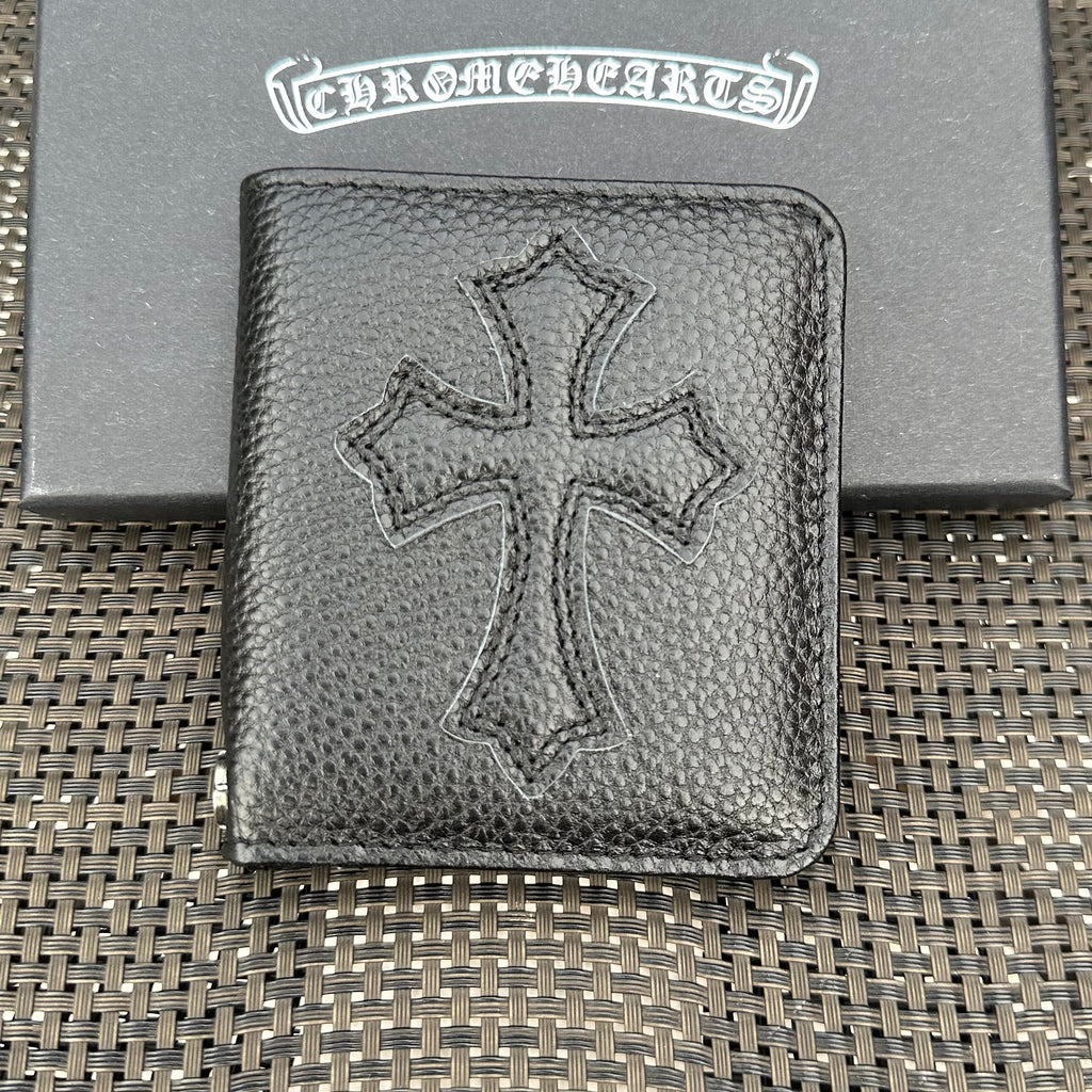 Black sterling Chrome wallet bag