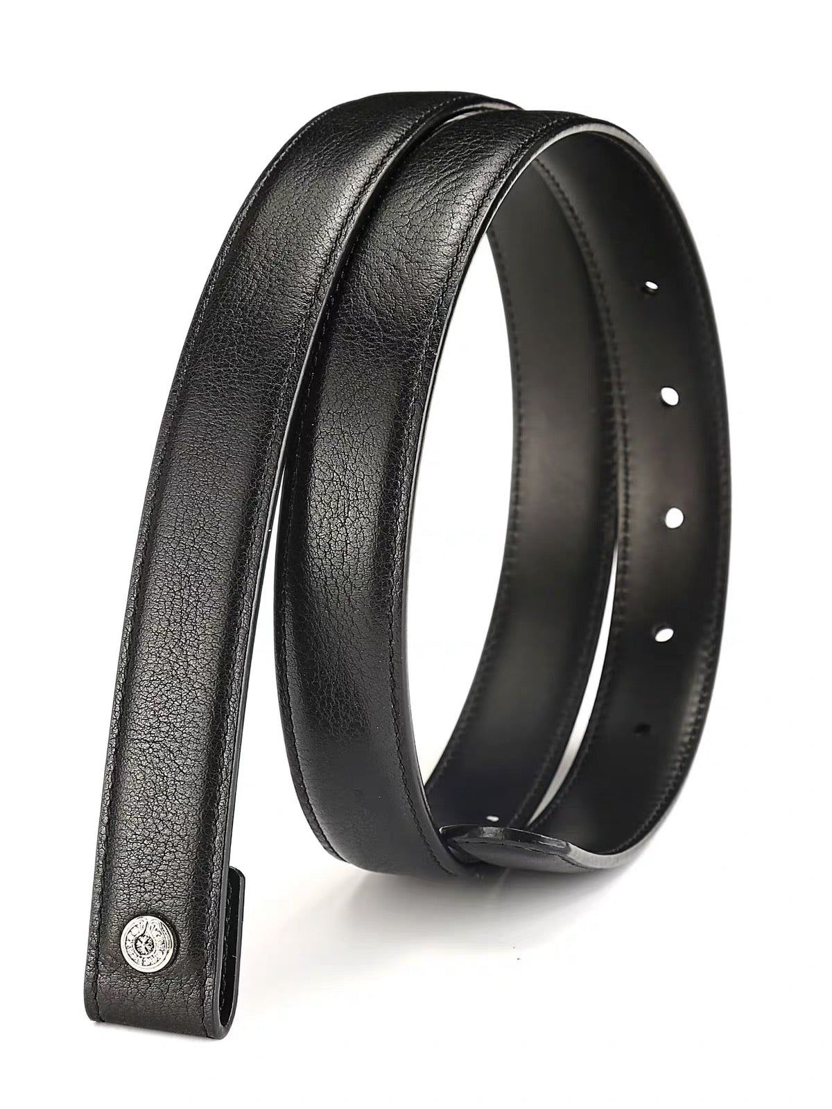 Chrome hearts leather belt strap