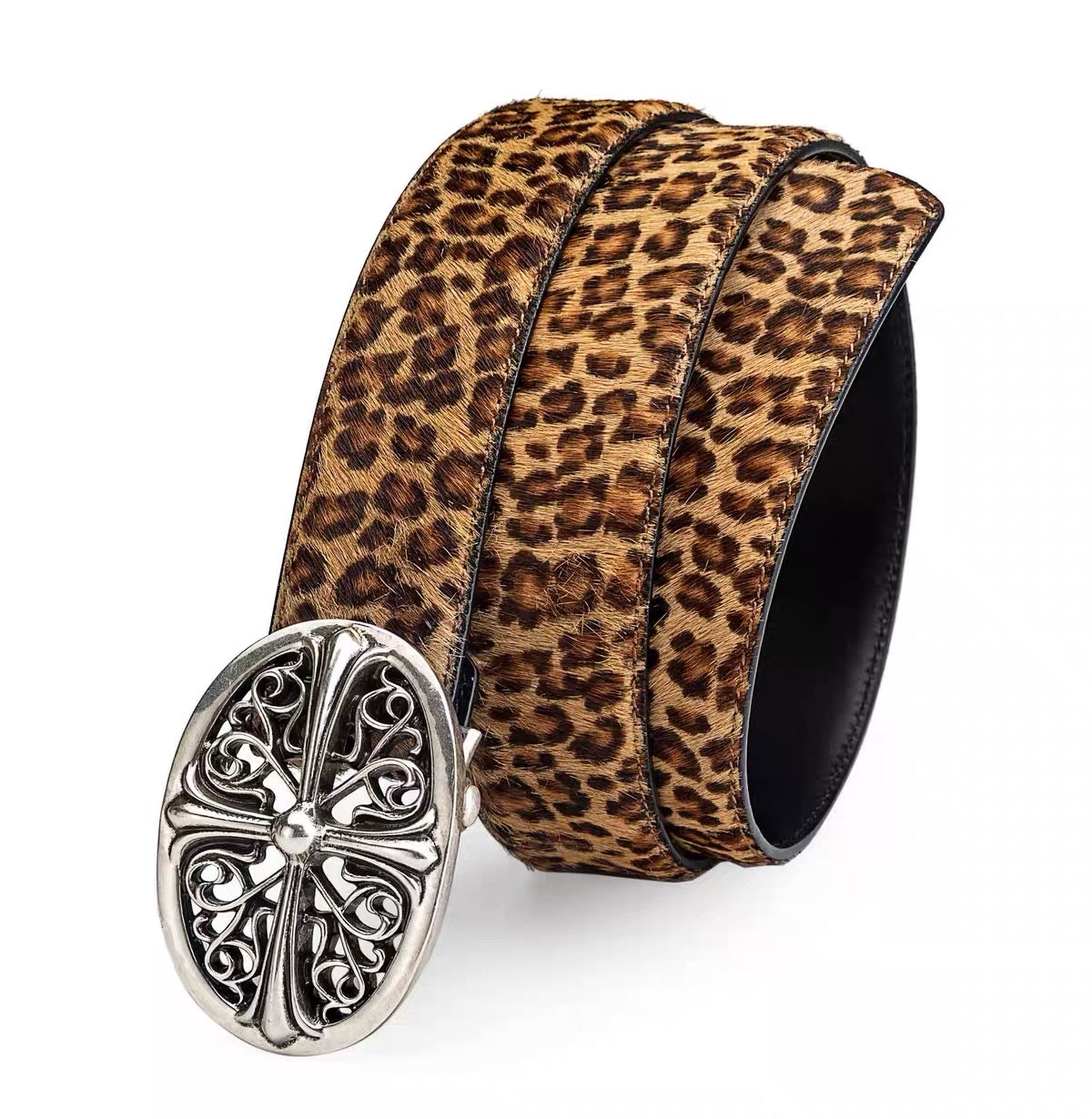 Classic Chrome hearts oval belt