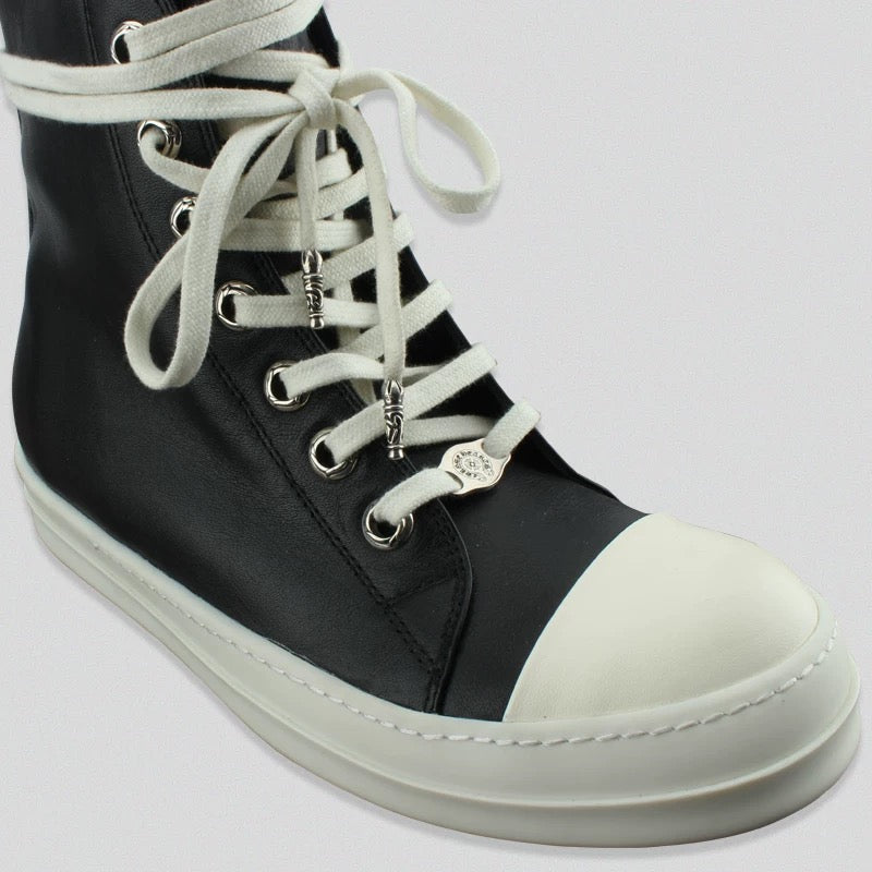 Black Leather chrome Rick ramones