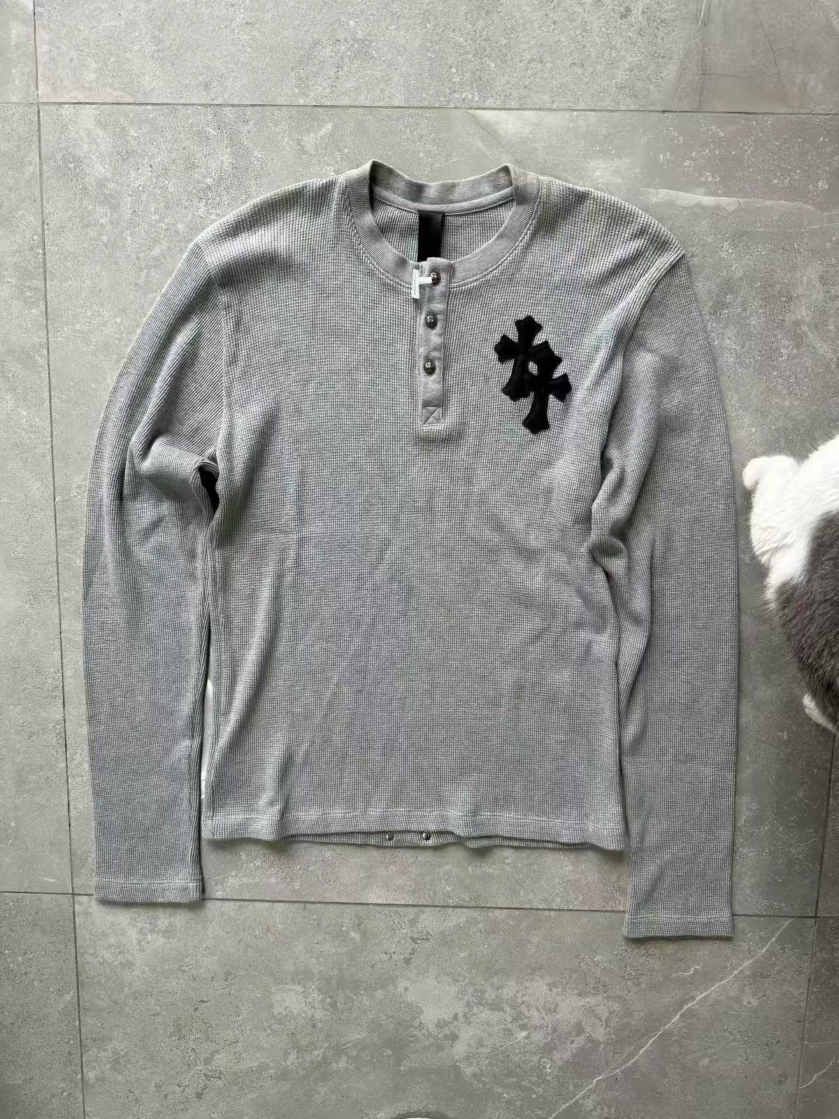 Chrome hearts grey sweater
