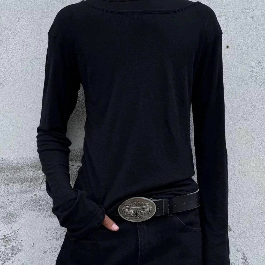 No/Faith Studios black white T-shirts