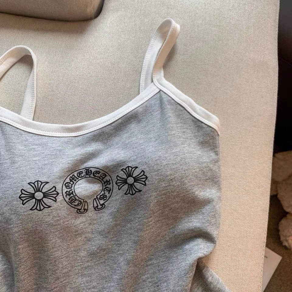 Archive Chrome crop tank top