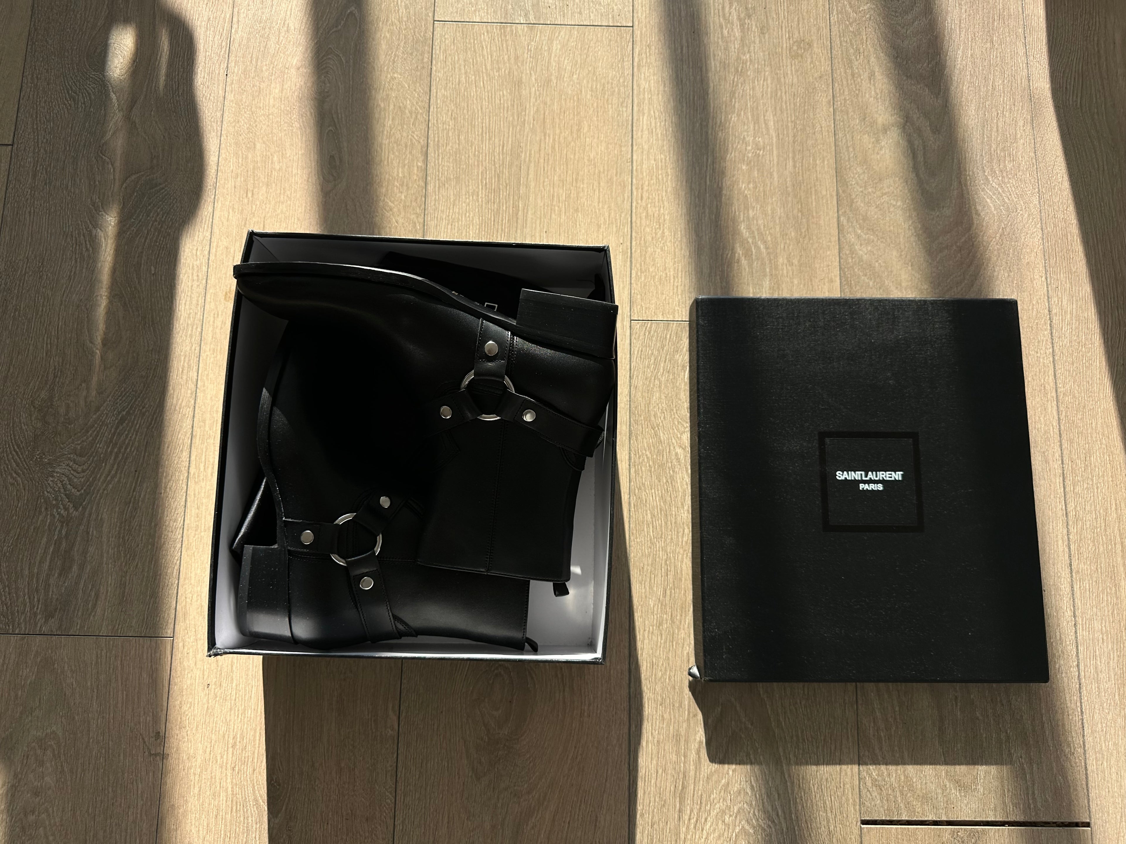 Saint Laurent Wyatt Harness Boots