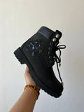 Black Ghost chrome   boots