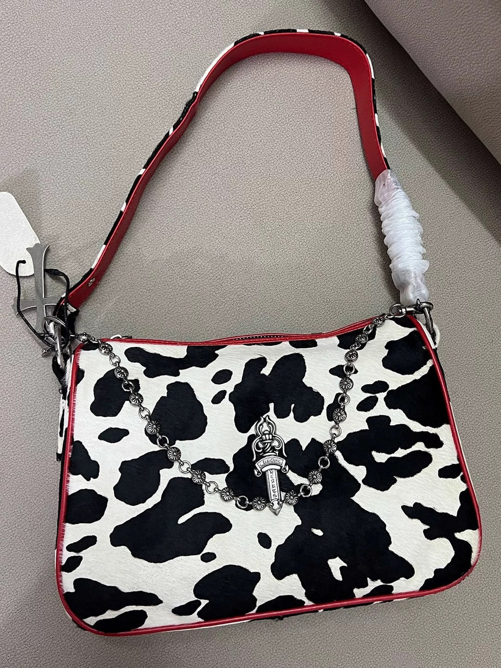 chrome cowhide bag - Private property 