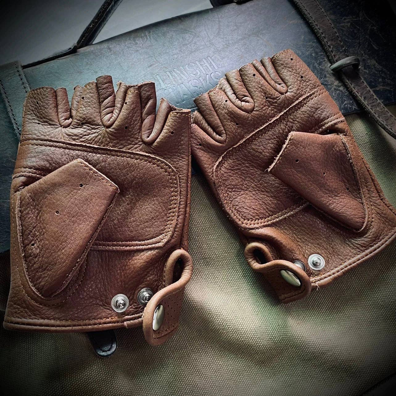 Archive  Fingerless Leather Gloves
