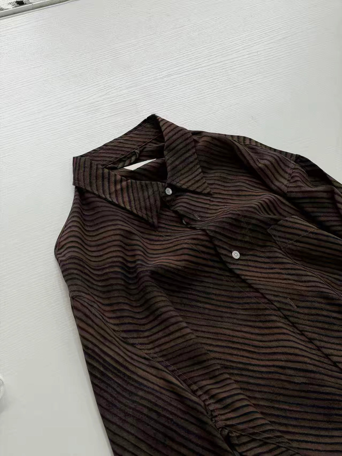 Lamaier stripe shirt