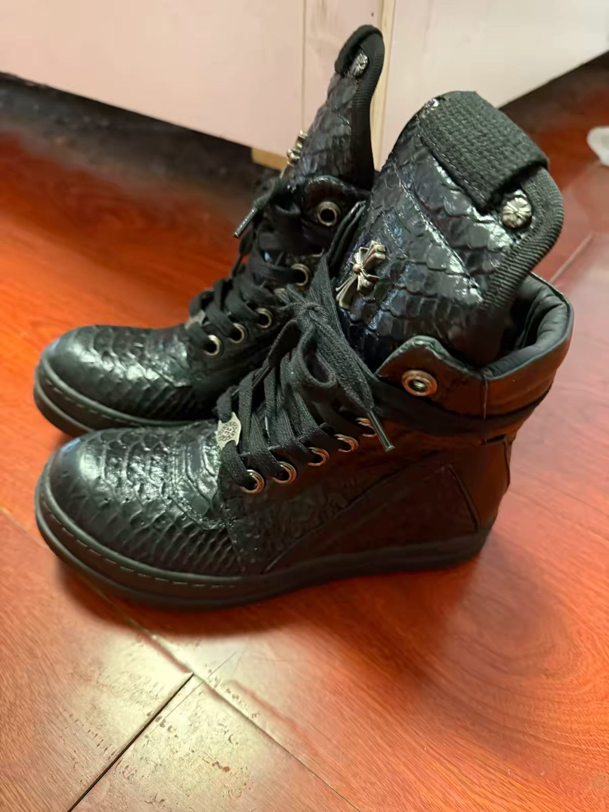 Chrome Apex Python Boots - Private property 