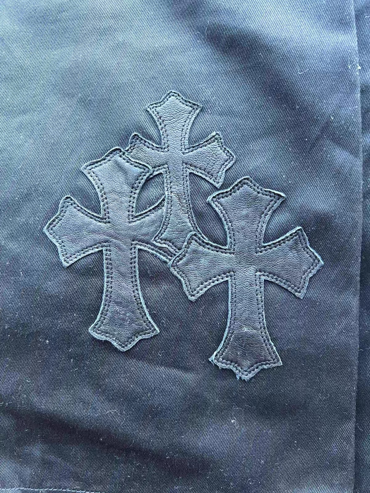 Chrome hearts cross patches pants