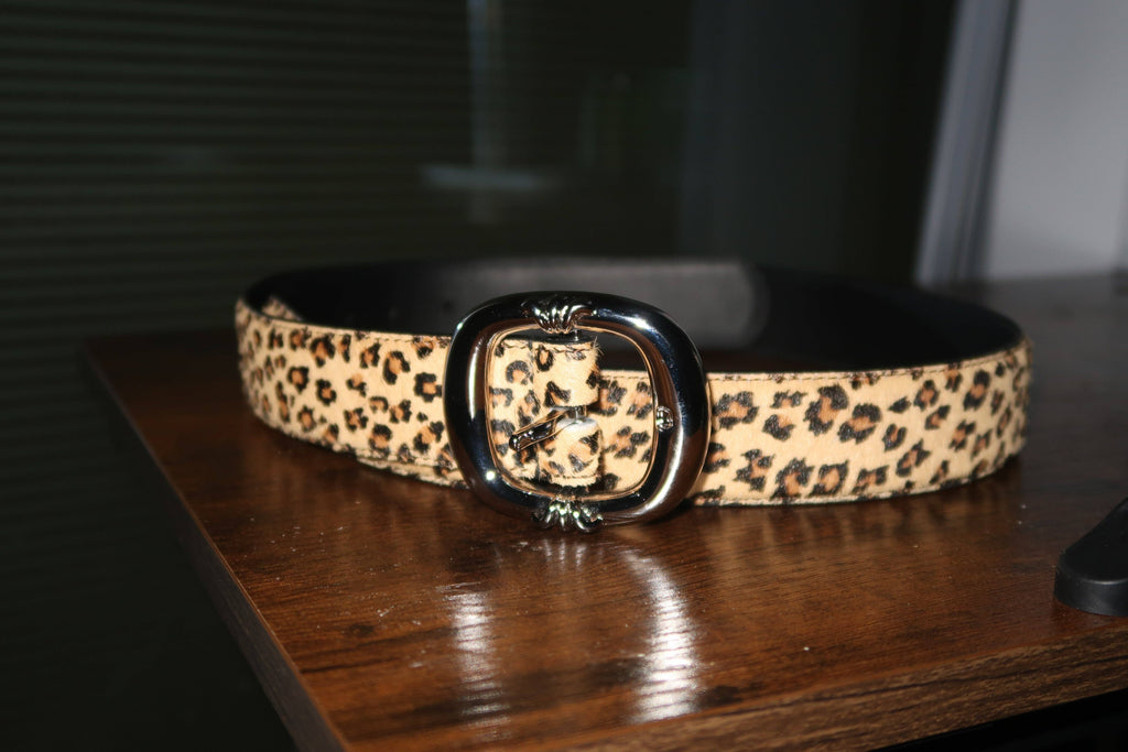 Archive Chrome Leopard belt