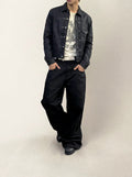 leather noir jacket - Private property 