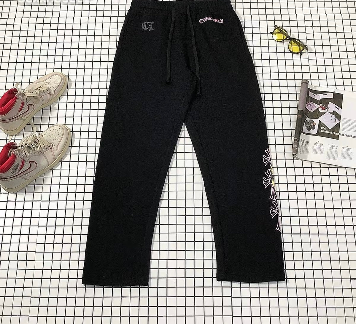 Chrome hearts sweats pants